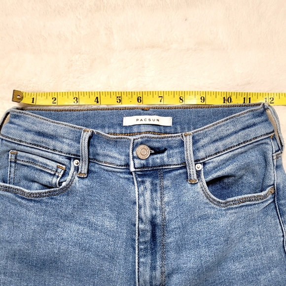 PacSun light blue super high rise jegging - Picture 8 of 11